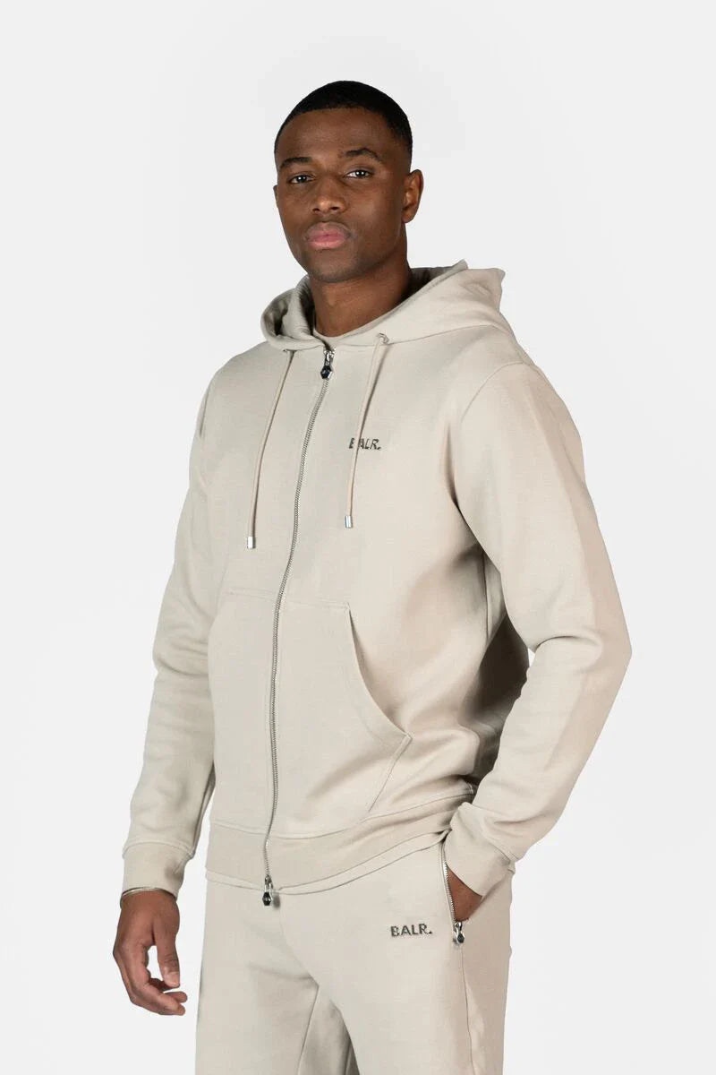Q-Series Regular Fit Zip Through Hoodie