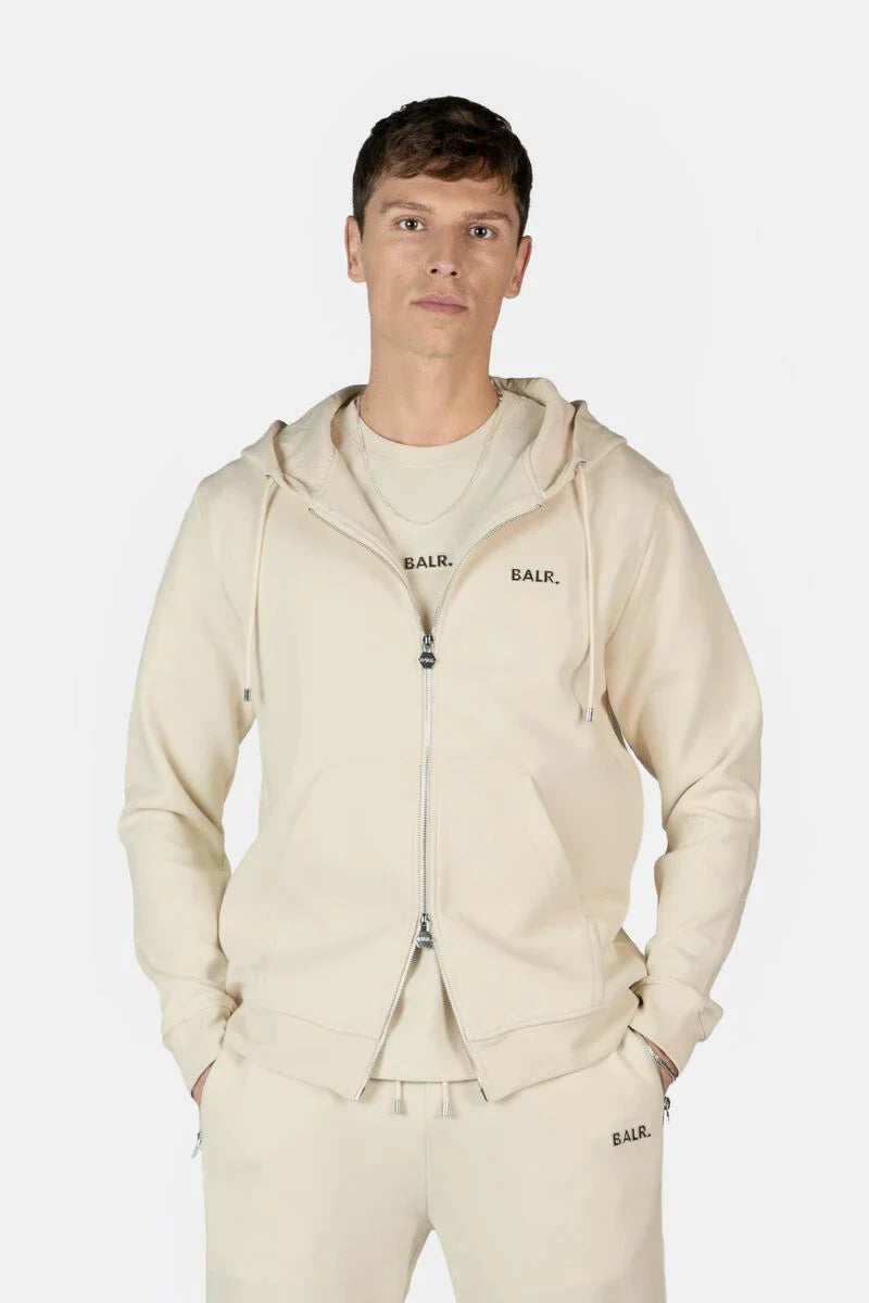 Q-Series Regular Fit Zip Through Hoodie